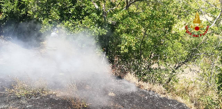 Ascoli Piceno - Vasto incendio nella frazione di Colonnata